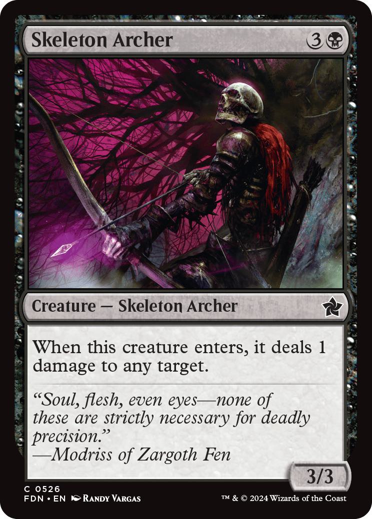 Skeleton Archer [526] [Foundations] [Non-Foil]