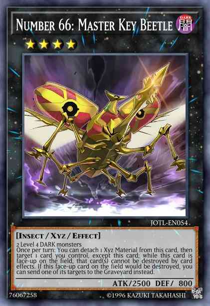 Number 66: Master Key Beetle - JOTL-EN054 - Super Rare - Unlimited