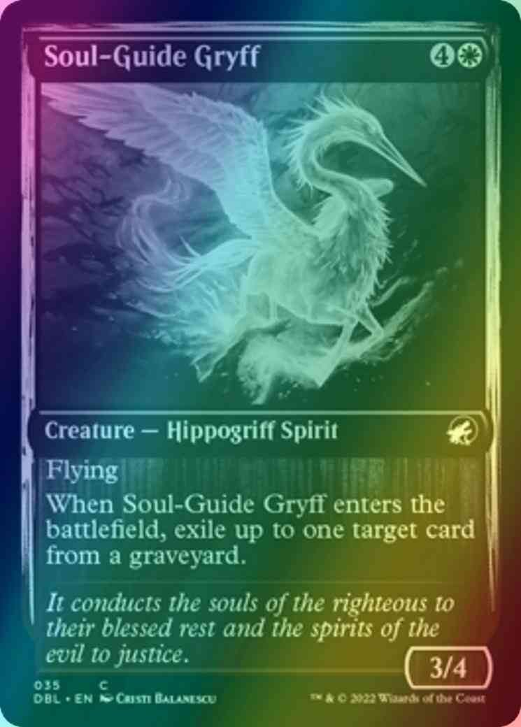 Soul-Guide Gryff [35] [Innistrad: Double Feature] [Foil]