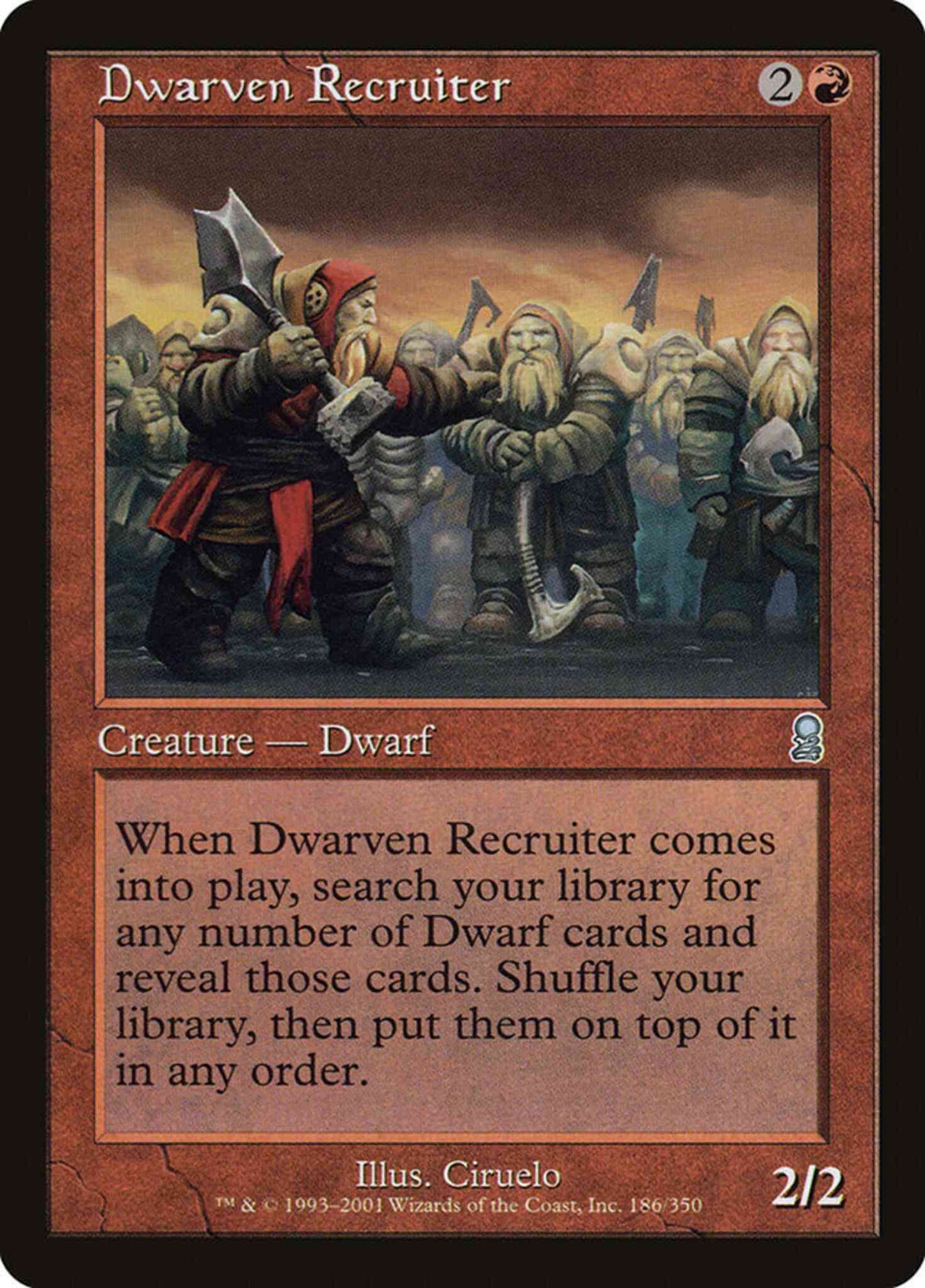 Dwarven Recruiter [186] [Odyssey] [Non-Foil]
