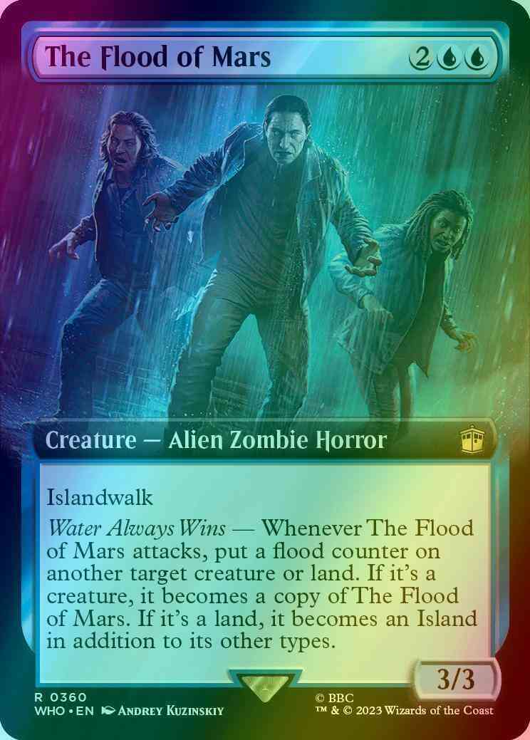 The Flood of Mars [360] [Extended Art] [Universes Beyond: Doctor Who] [Foil]