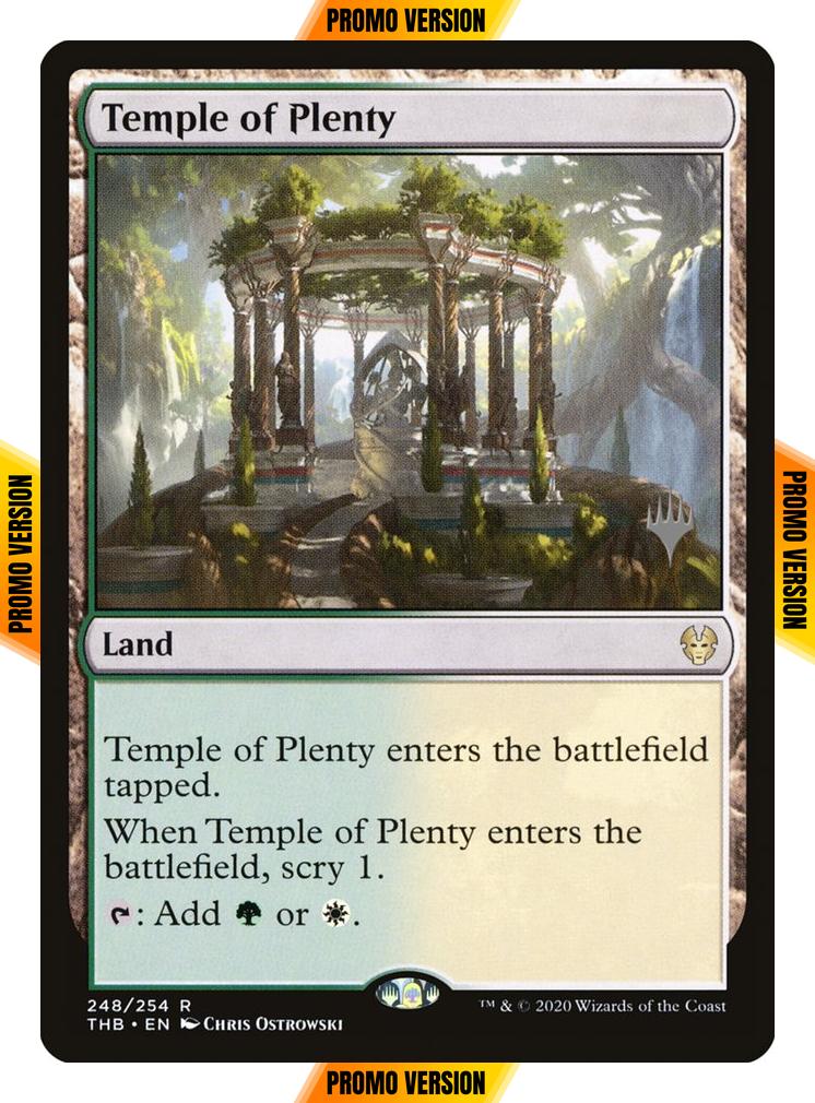 Temple of Plenty [248p] [Promo Pack] [Theros Beyond Death Promos] [Non-Foil]