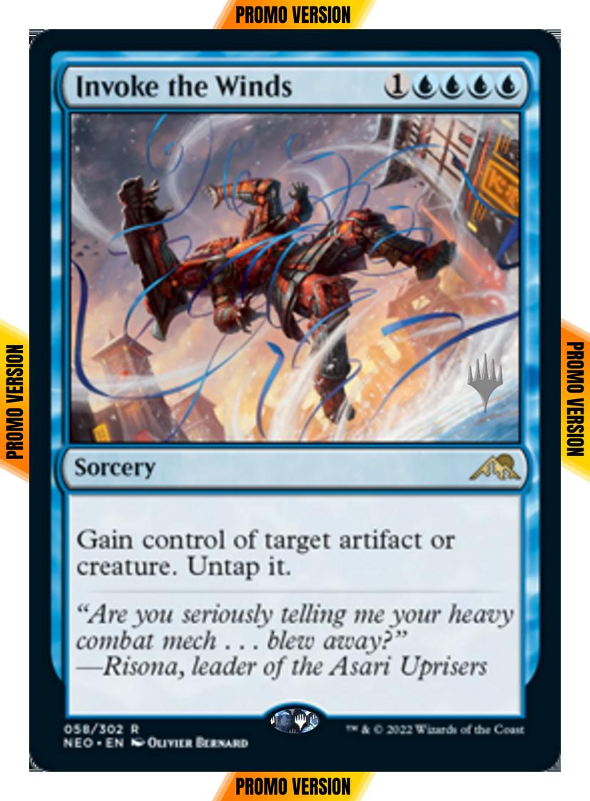Invoke the Winds [Promo Pack] [58p] [Kamigawa: Neon Dynasty: Promos] [Non-Foil]