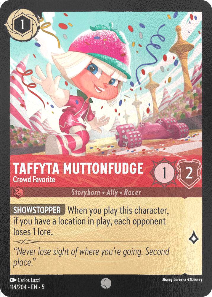 Taffyta Muttonfudge - Crowd Favorite - 114/204 [Shimmering Skies] [Cold Foil]