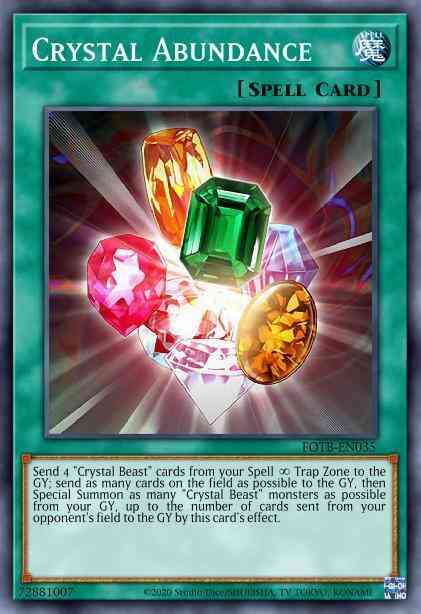 Crystal Abundance - RYMP-EN051 - Secret Rare - 1st Edition