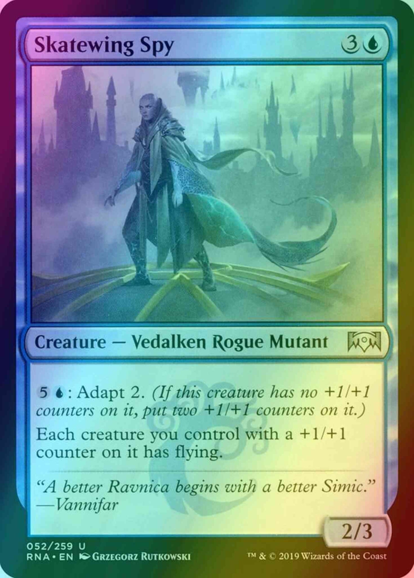 Skatewing Spy [52] [Ravnica Allegiance] [Foil]