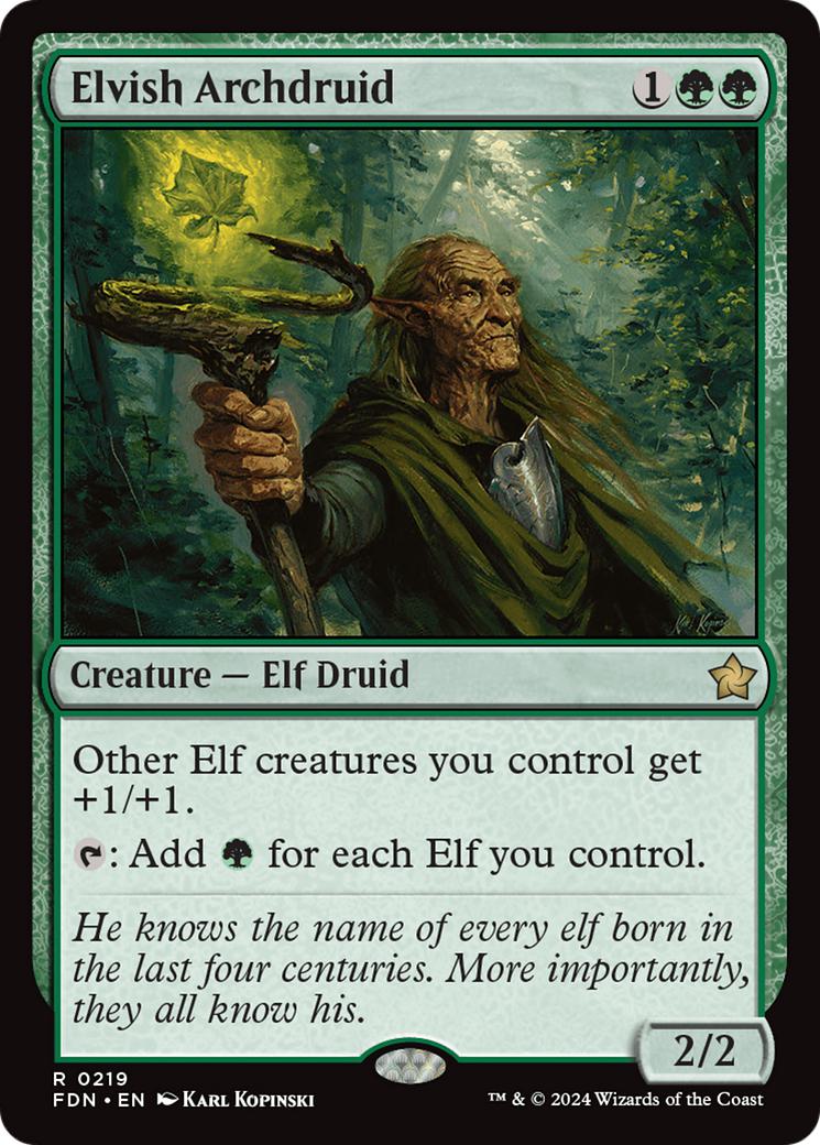 Elvish Archdruid [219] [Foundations] [Non-Foil]