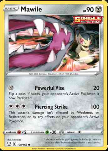 Mawile - 100/163 - Common [swsh5-100] [Non-Holo]