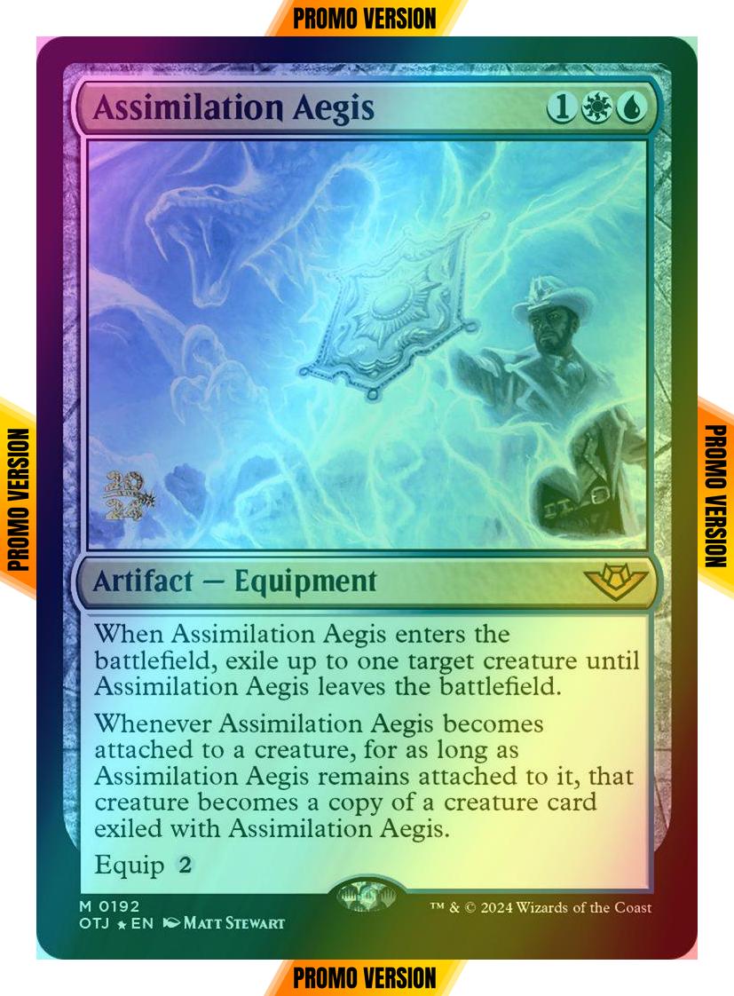 Assimilation Aegis [192s] [Prerelease] [Outlaws of Thunder Junction: Promos] [Foil]