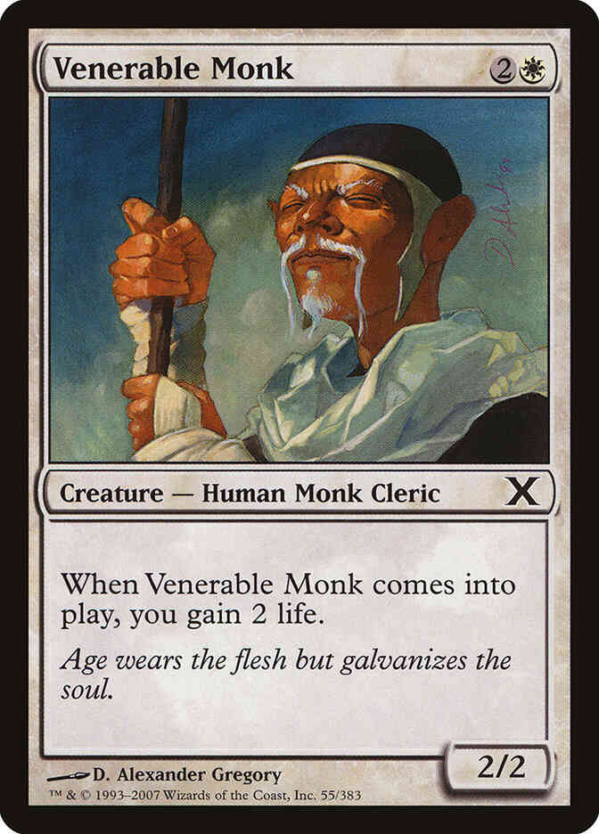 Venerable Monk [55] [Tenth Edition] [Non-Foil]