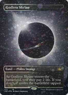 Godless Shrine [533] [Borderless] [Unfinity] [Galaxy Foil]