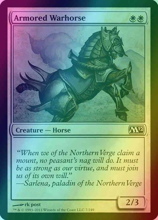 Armored Warhorse [7] [Magic 2012] [Foil]