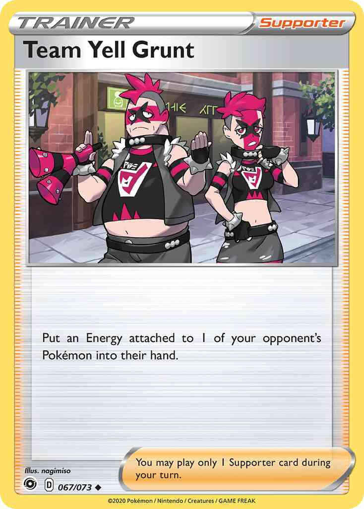 Team Yell Grunt - 067/073 - Uncommon [swsh35-067] [Non-Holo]