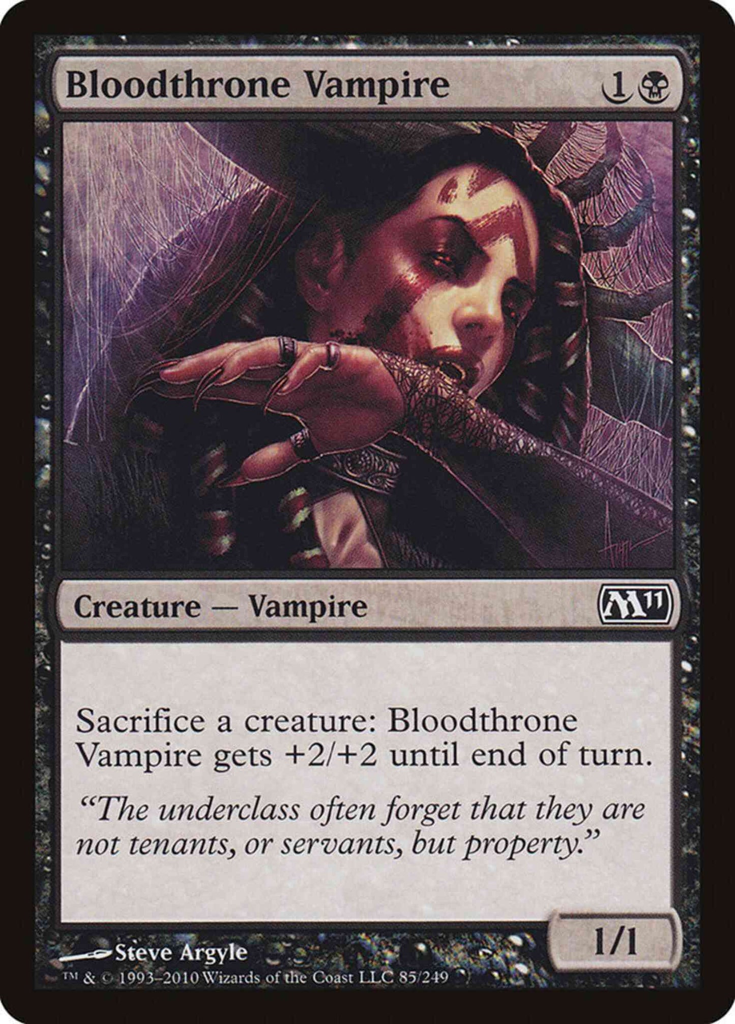 Bloodthrone Vampire [85] [Magic 2011] [Non-Foil]