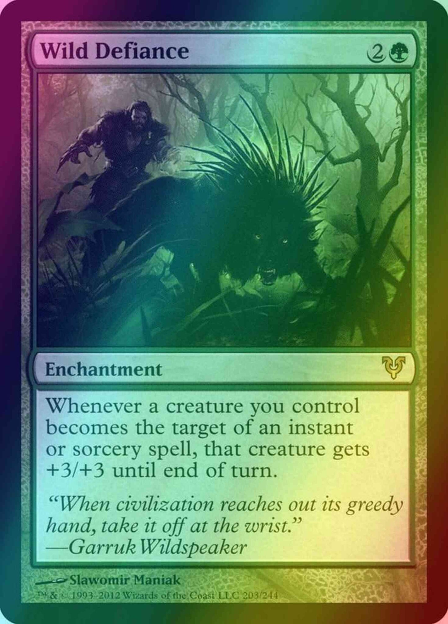 Wild Defiance [203] [Avacyn Restored] [Foil]