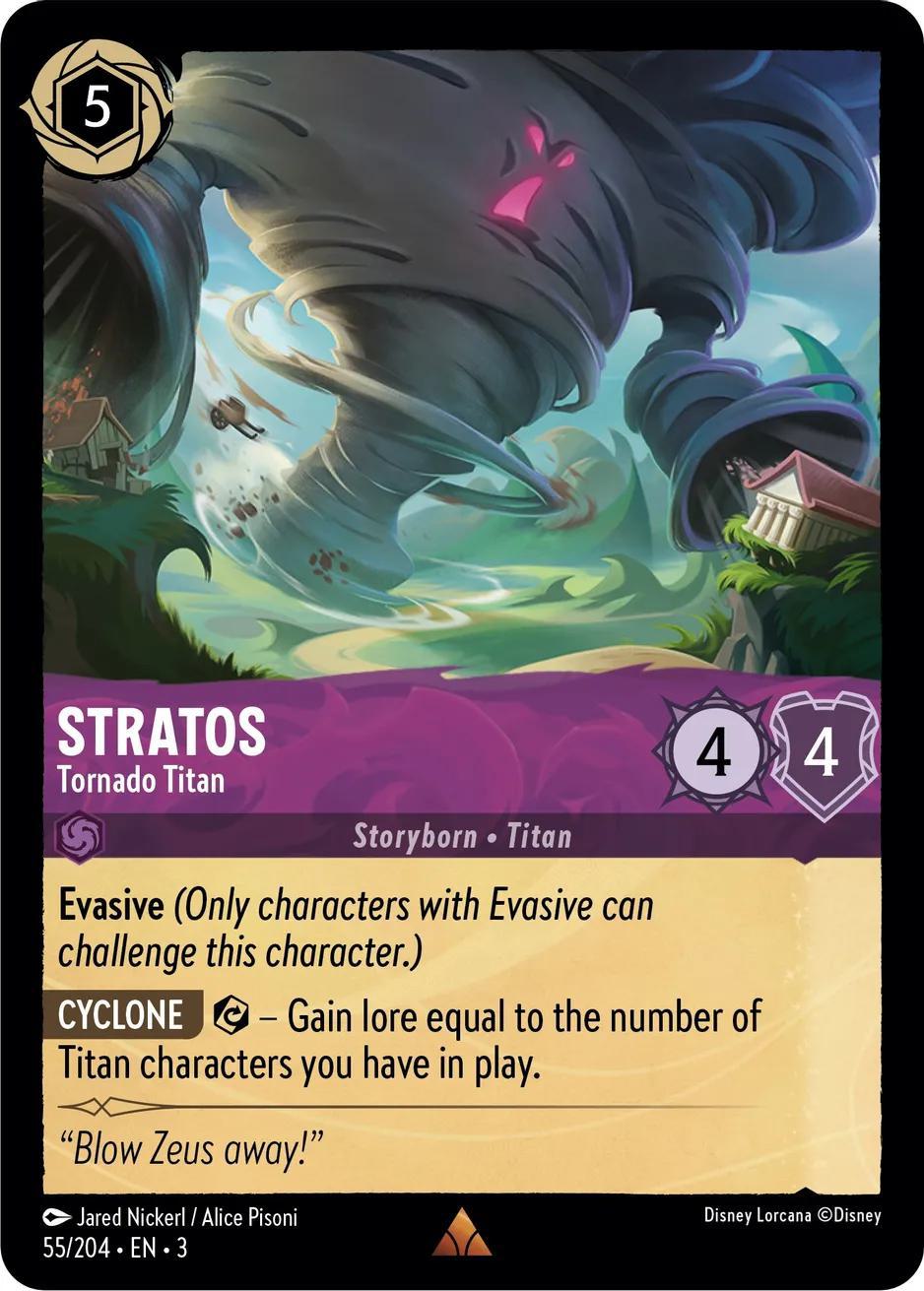 Stratos - Tornado Titan - 55/204 [Into the Inklands] [Non-Foil]