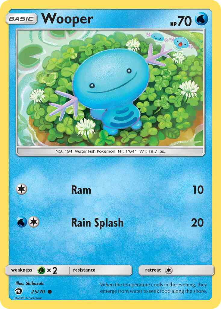 Wooper - 25/70 - Common [sm75-25] [Non-Holo]