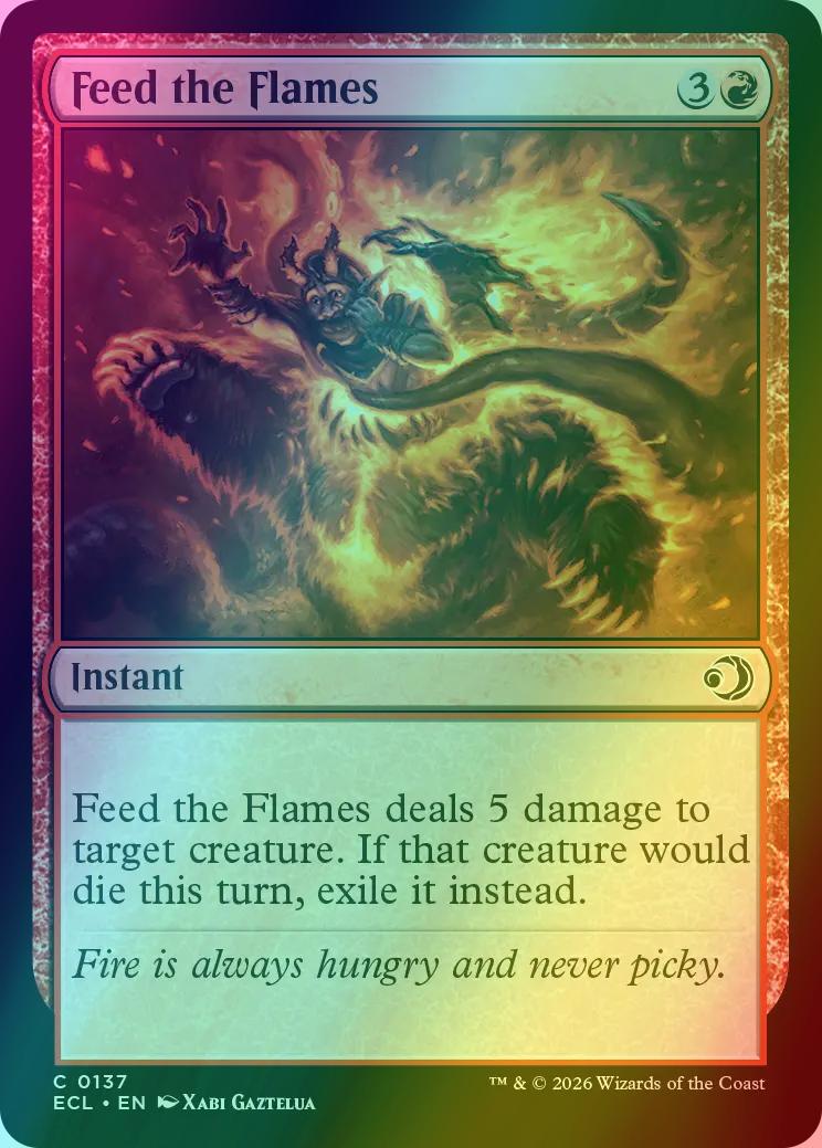 Feed the Flames [137] [Lorwyn Eclipsed] [Foil]