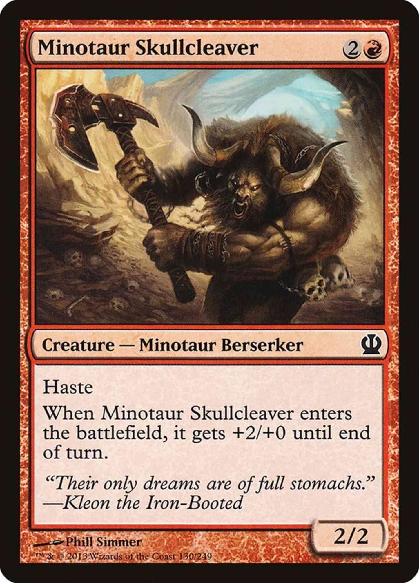 Minotaur Skullcleaver [130] [Theros] [Non-Foil]