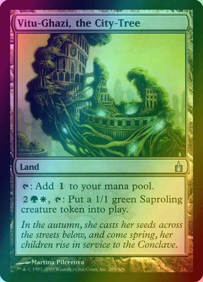 Vitu-Ghazi, the City-Tree [285] [Ravnica City Of Guilds] [Foil]