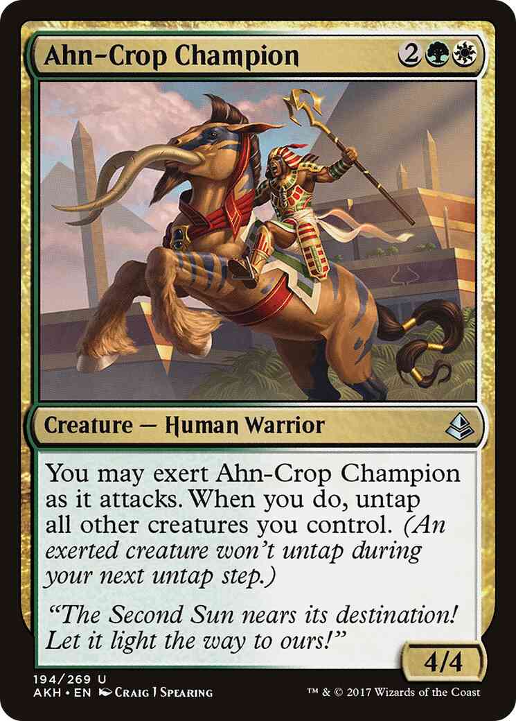 Ahn-Crop Champion [194] [Amonkhet] [Non-Foil]