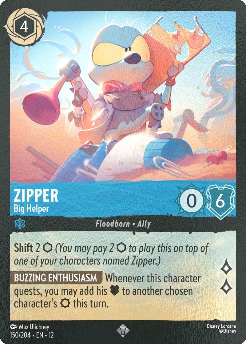 Zipper - Big Helper - 150/204 [Wilds Unknown] [Cold Foil]