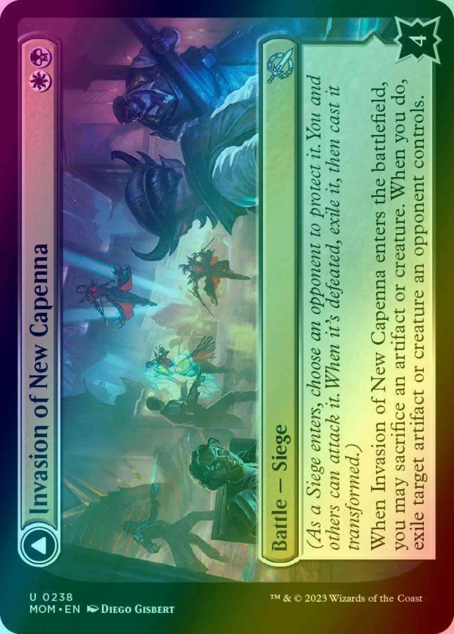 Invasion of New Capenna // Holy Frazzle-Cannon [238] [March of the Machine] [Foil]