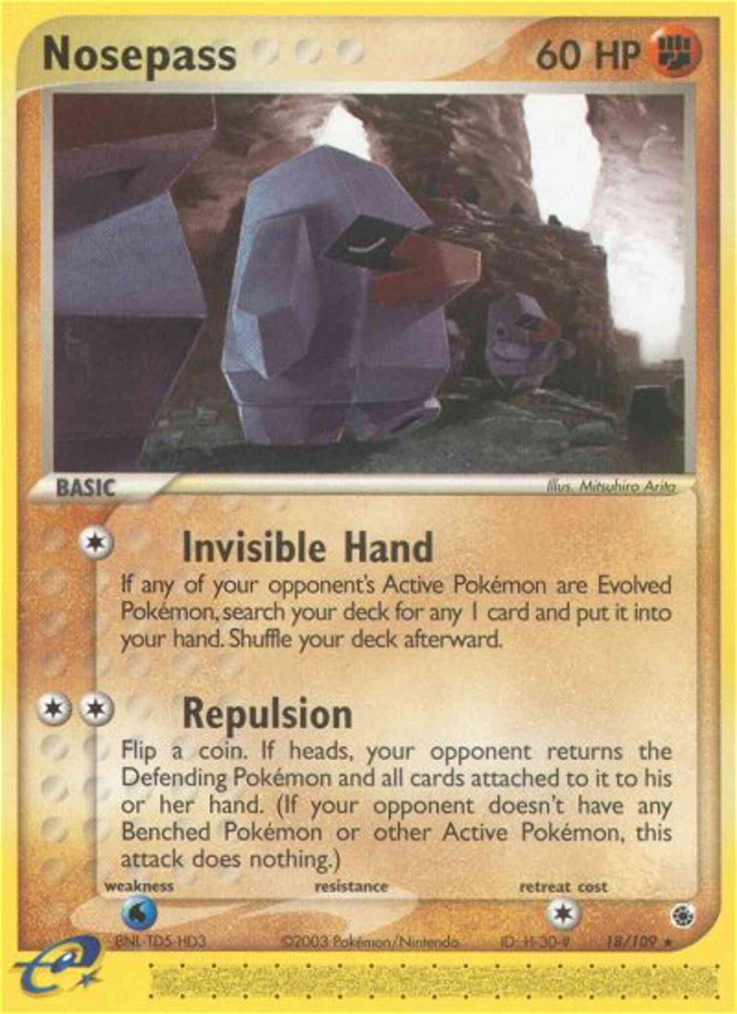 Nosepass - 18/109 - Rare [ex1-18] [Non-Holo]