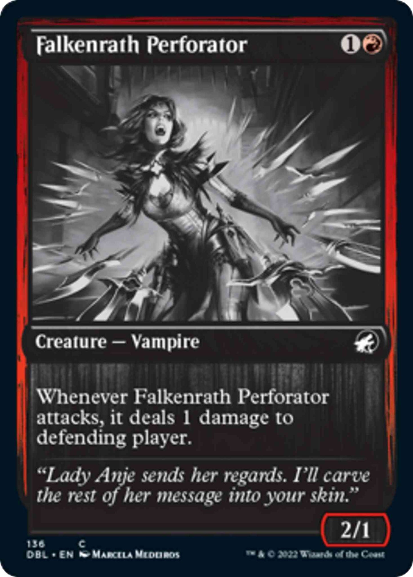 Falkenrath Perforator [136] [Innistrad: Double Feature] [Non-Foil]
