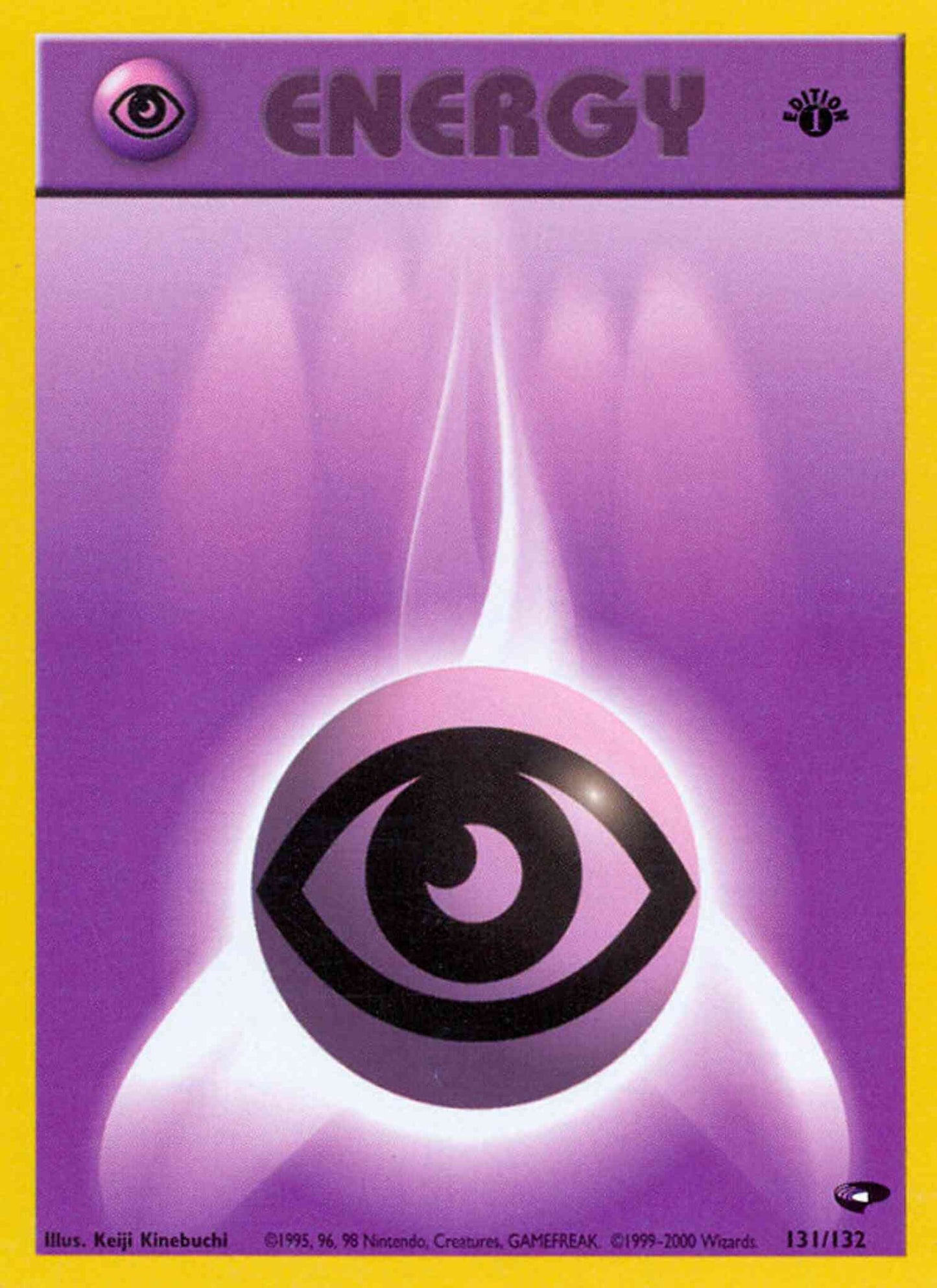 Psychic Energy - 131/132 - Common - 1st Edition [gym2-131] [Non-Holo]