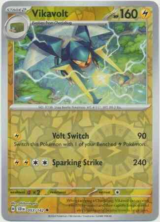 Vikavolt - 053/142 - Uncommon [sv07-053] [Reverse Holo]