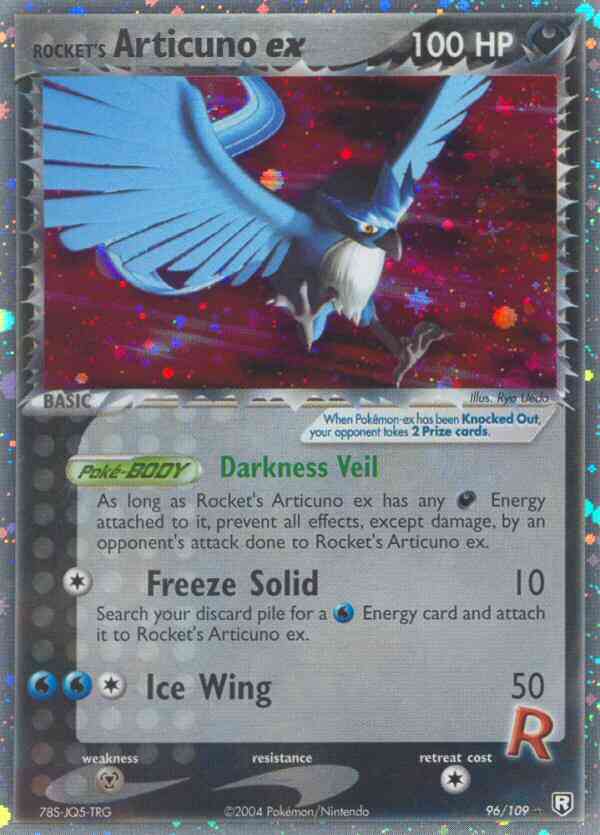 Rocket's Articuno ex - 96/109 - Rare Holo EX [ex7-96] [Ultra]