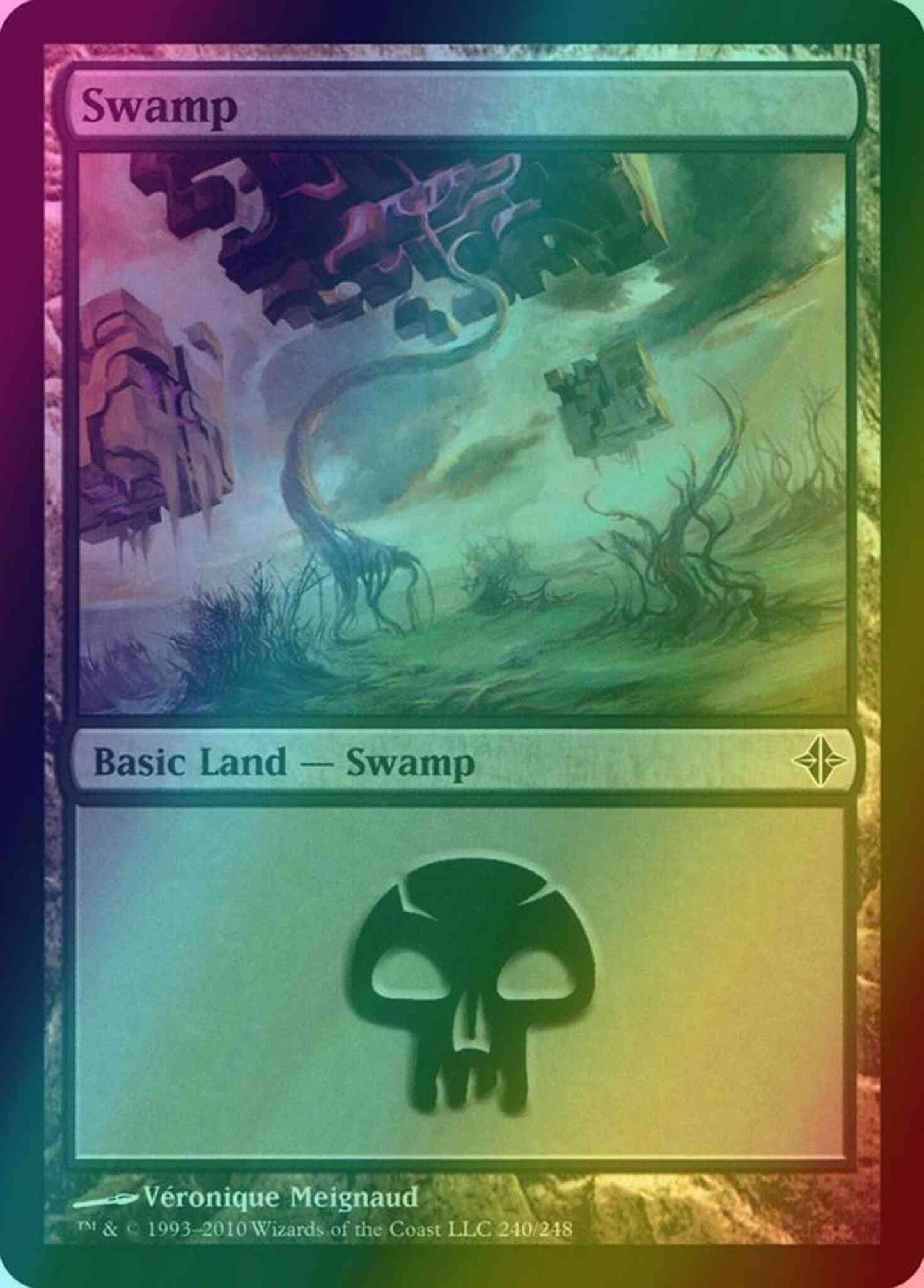 Swamp [240] [Rise Of The Eldrazi] [Foil]