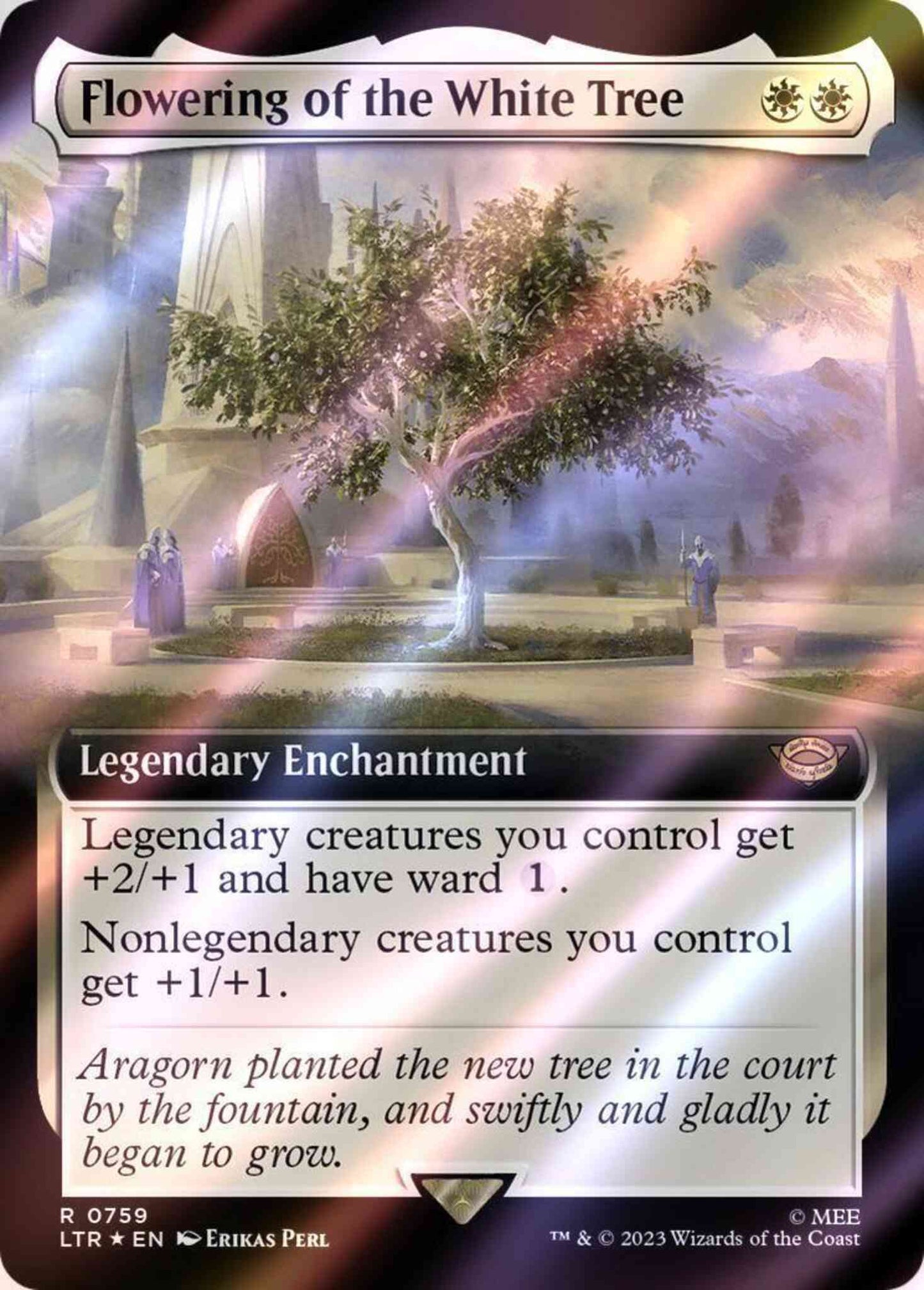 Flowering of the White Tree [759] [Extended Art] [The Lord of the Rings: Tales of Middle-earth] [Surge Foil]