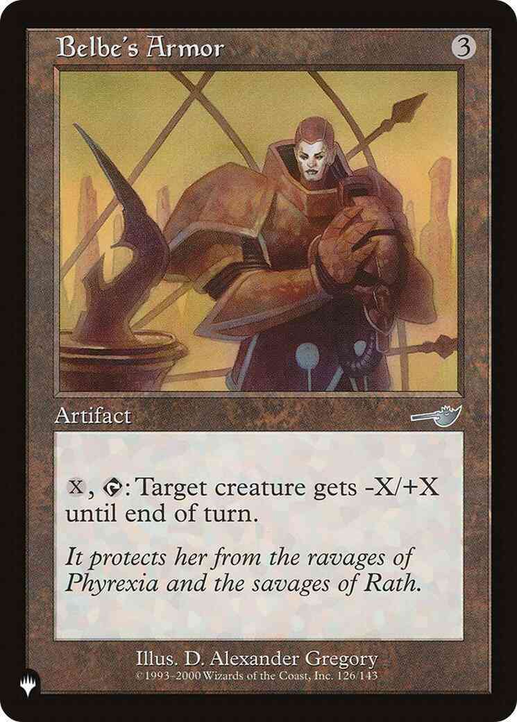 Belbe's Armor [NEM-126] [The List] [Non-Foil]