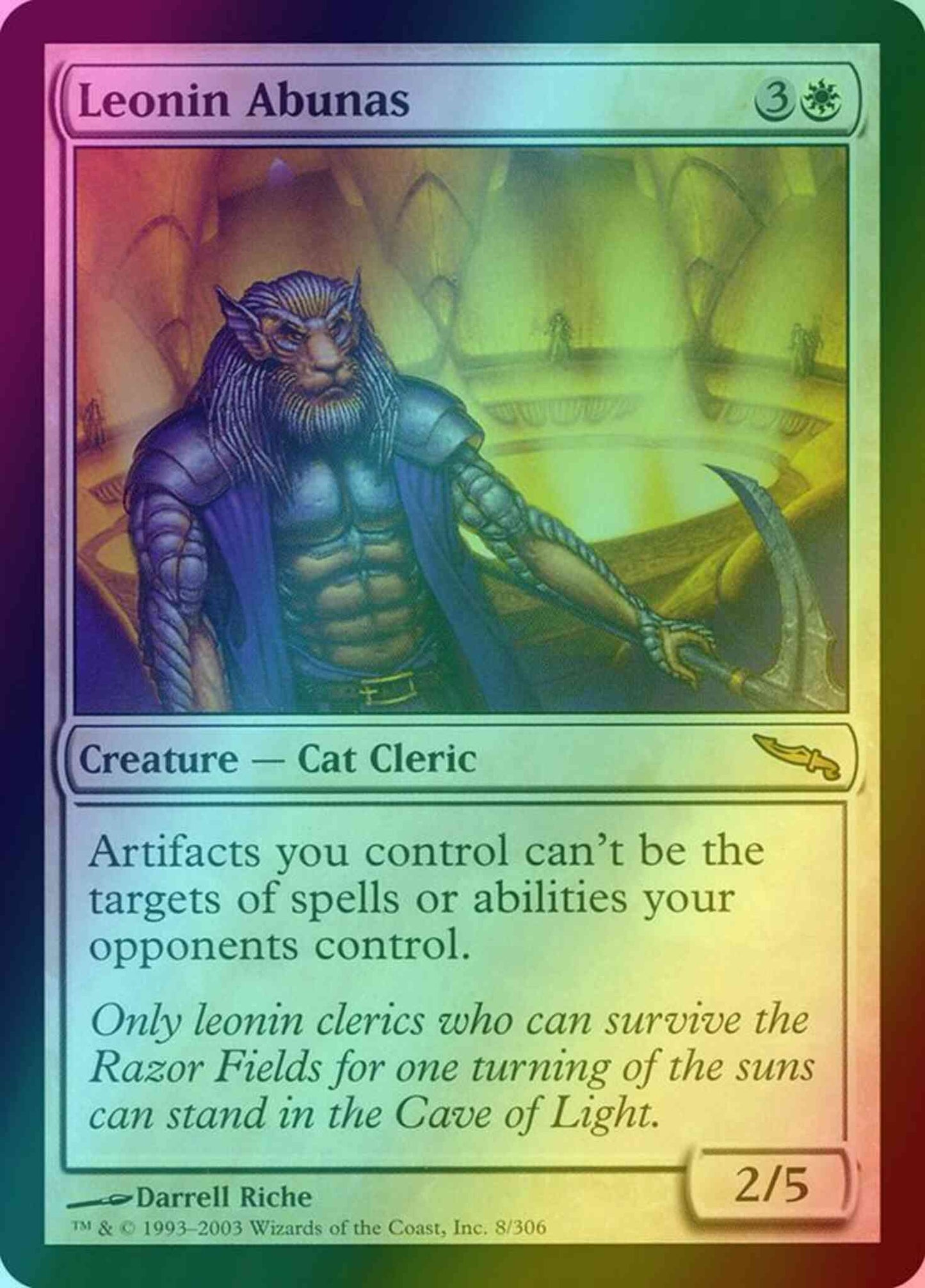 Leonin Abunas [8] [Mirrodin] [Foil]