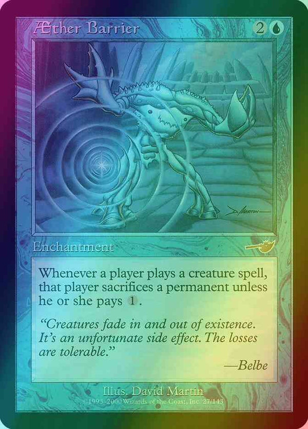Aether Barrier [27] [Nemesis] [Foil]