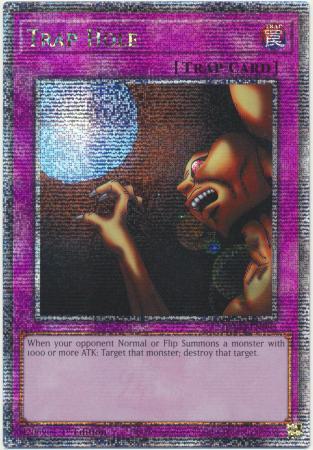 Trap Hole - RA03-EN085 - Quarter Century Secret Rare - 1st Edition