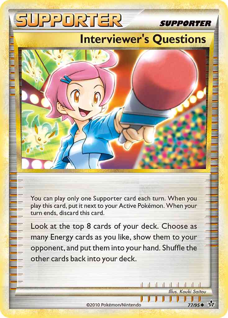 Interviewer's Questions - 77/95 - Uncommon [hgss2-77] [Non-Holo]