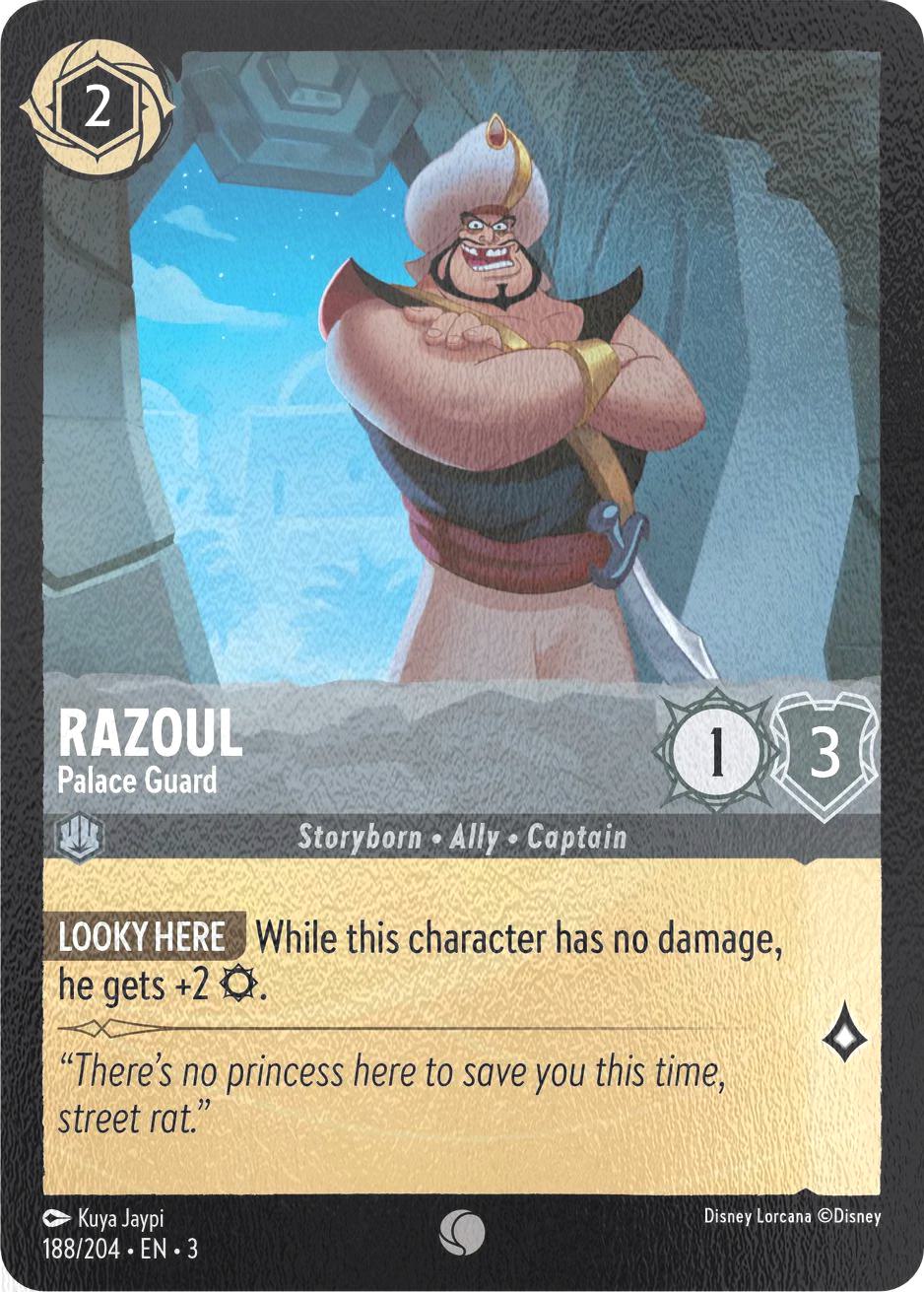 Razoul - Palace Guard - 188/204 [Into the Inklands] [Cold Foil]