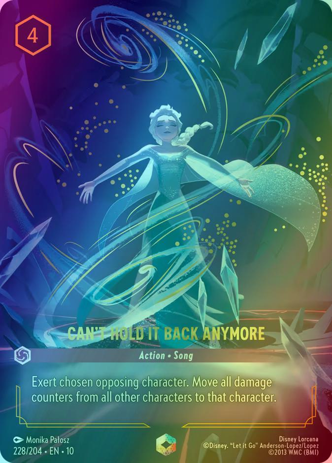 Can't Hold It Back Anymore (Enchanted) - 228/204 [Whispers in the Well] [Holofoil]