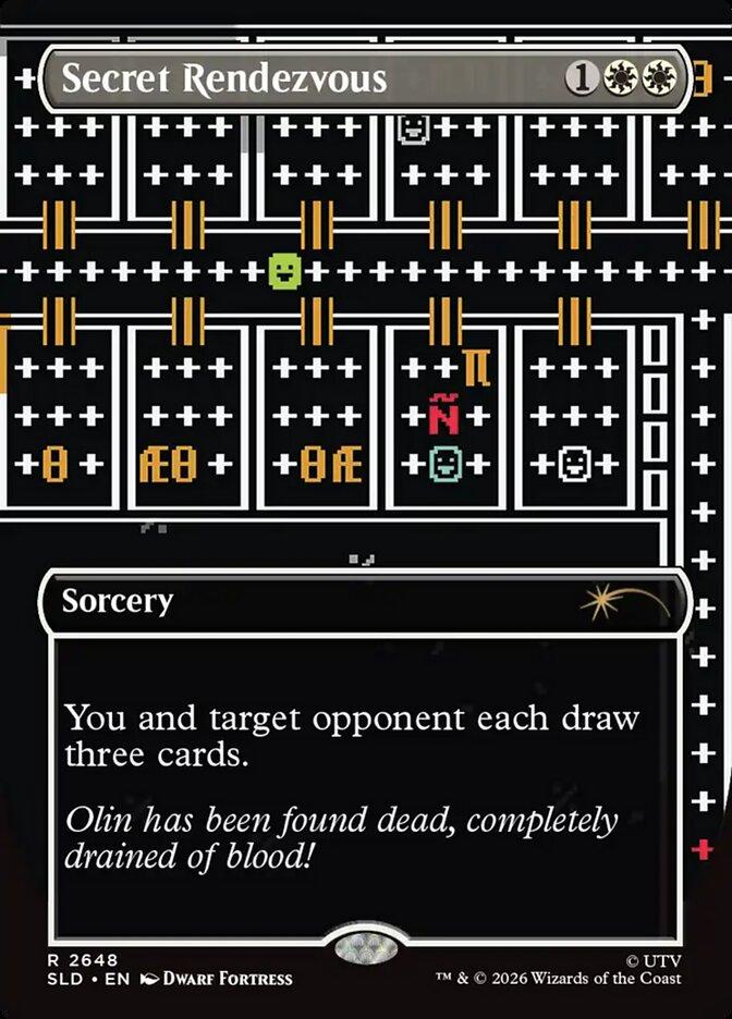 Secret Rendezvous [2648] [Borderless] [Dwarf Fortress] [Secret Lair Drop] [Non-Foil]