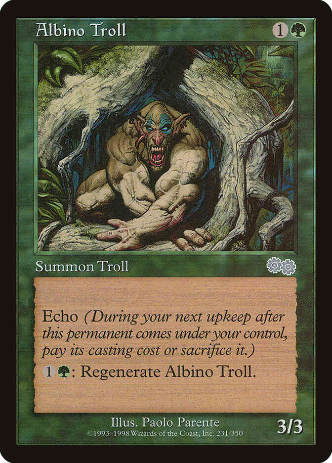 Albino Troll [231] [Urza's Saga] [Non-Foil]