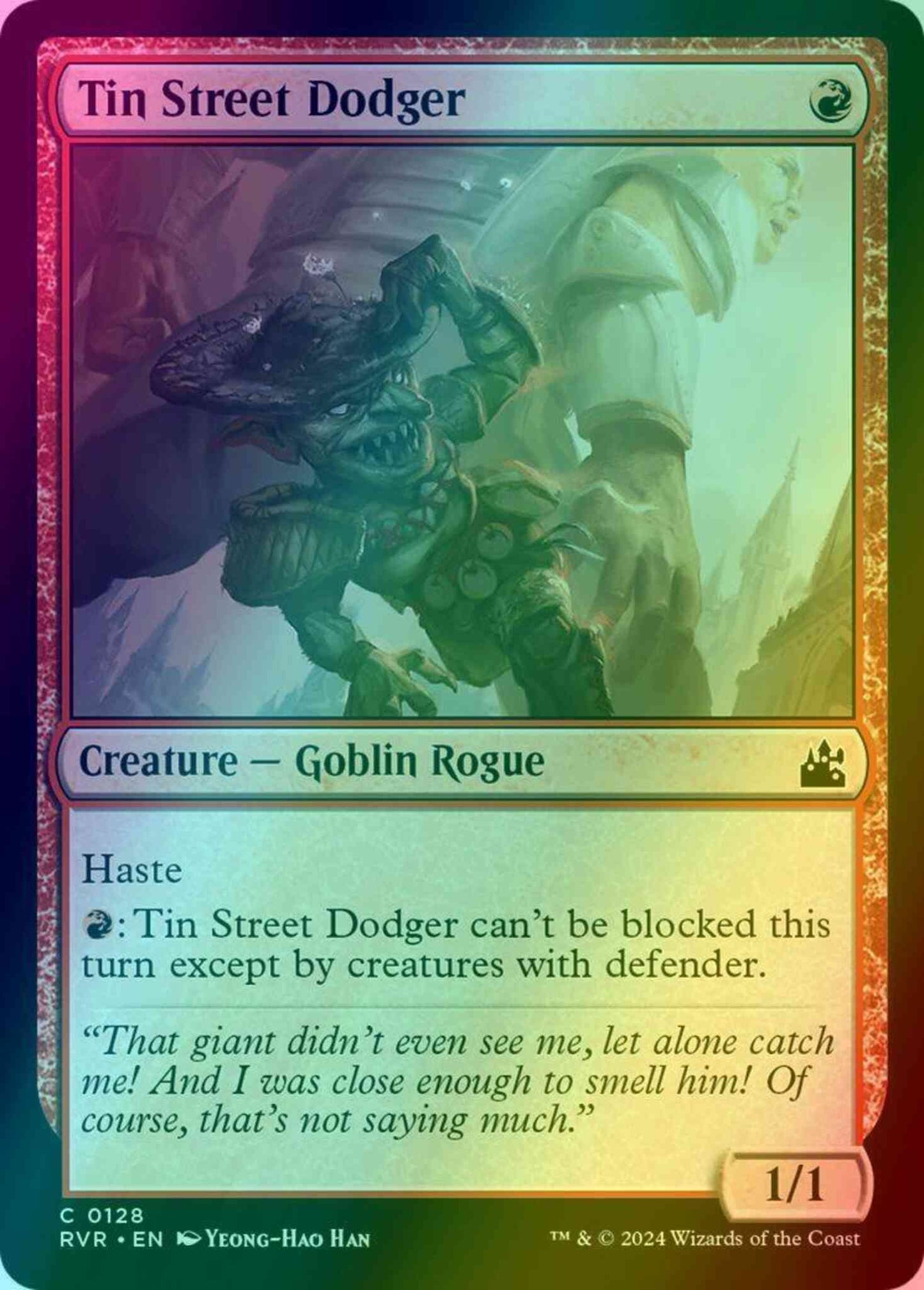 Tin Street Dodger [128] [Ravnica Remastered] [Foil]