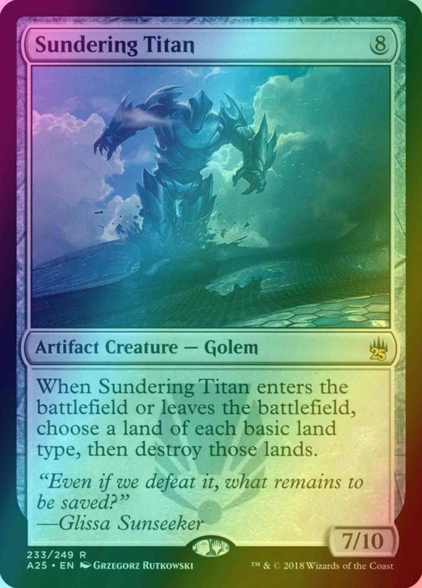 Sundering Titan [233] [Masters 25] [Foil]