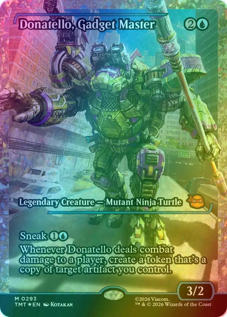 Donatello, Gadget Master [293] [Japan Showcase] [Teenage Mutant Ninja Turtles] [Fracture Foil]