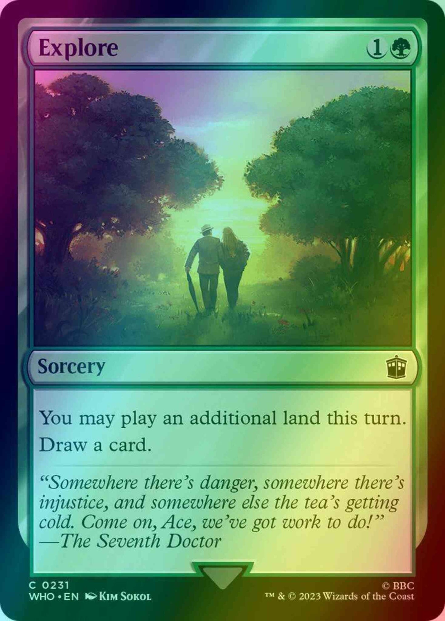 Explore [231] [Universes Beyond: Doctor Who] [Foil]