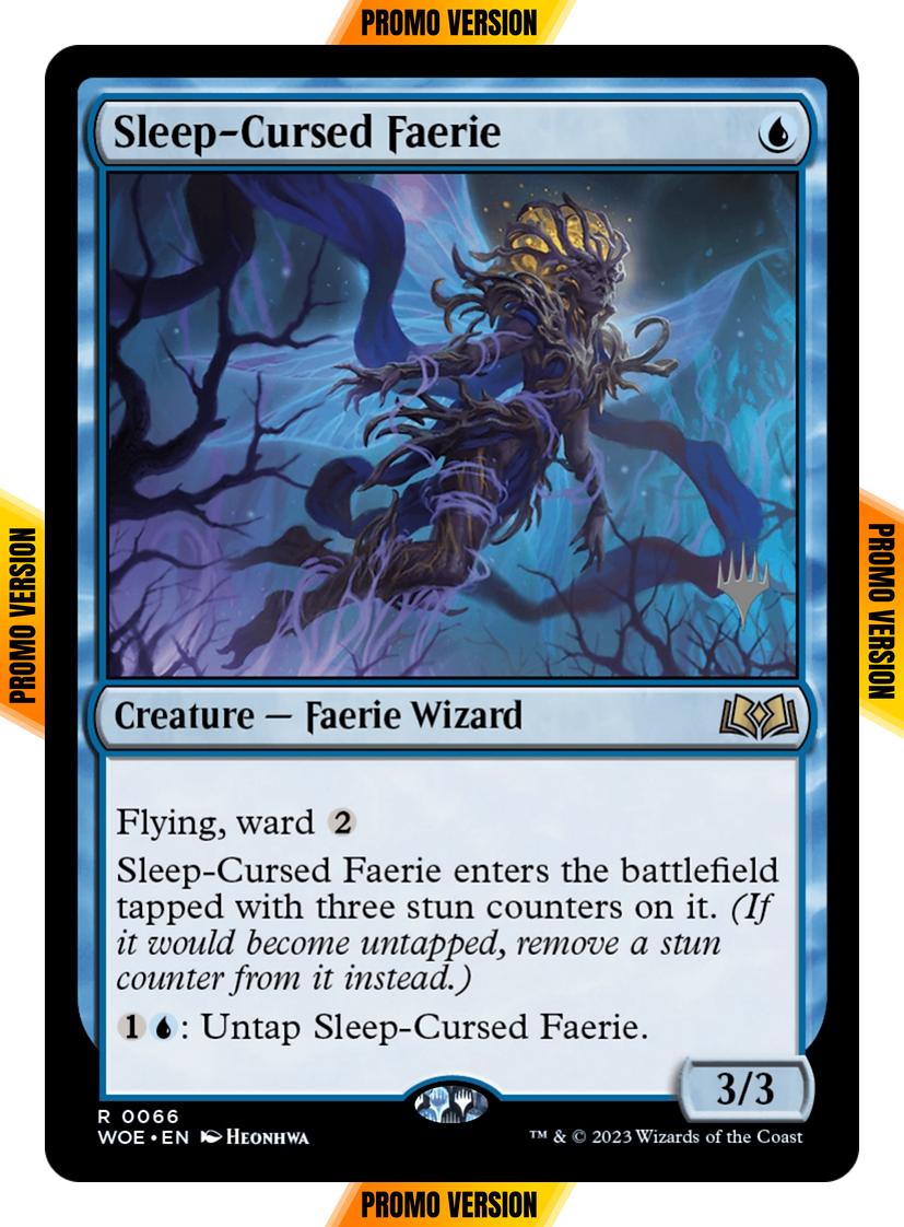 Sleep-Cursed Faerie [66p] [Promo Pack] [Wilds of Eldraine: Promos] [Non-Foil]