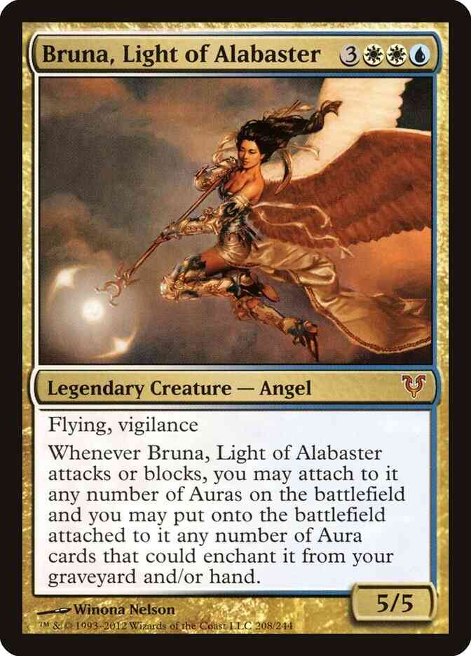 Bruna, Light of Alabaster [208] [Avacyn Restored] [Non-Foil]