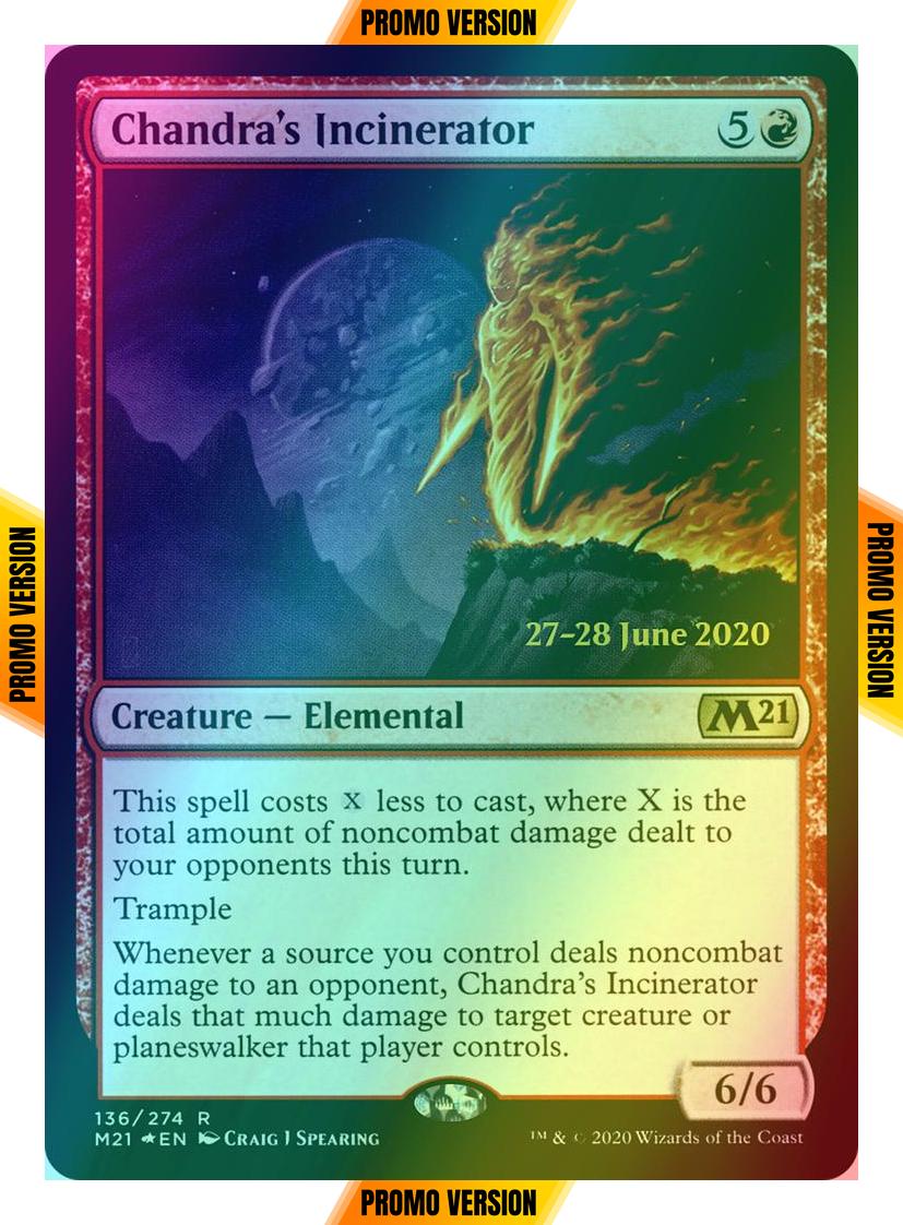 Chandra's Incinerator [Prerelease] [136s] [Core Set 2021 Promos] [Foil]